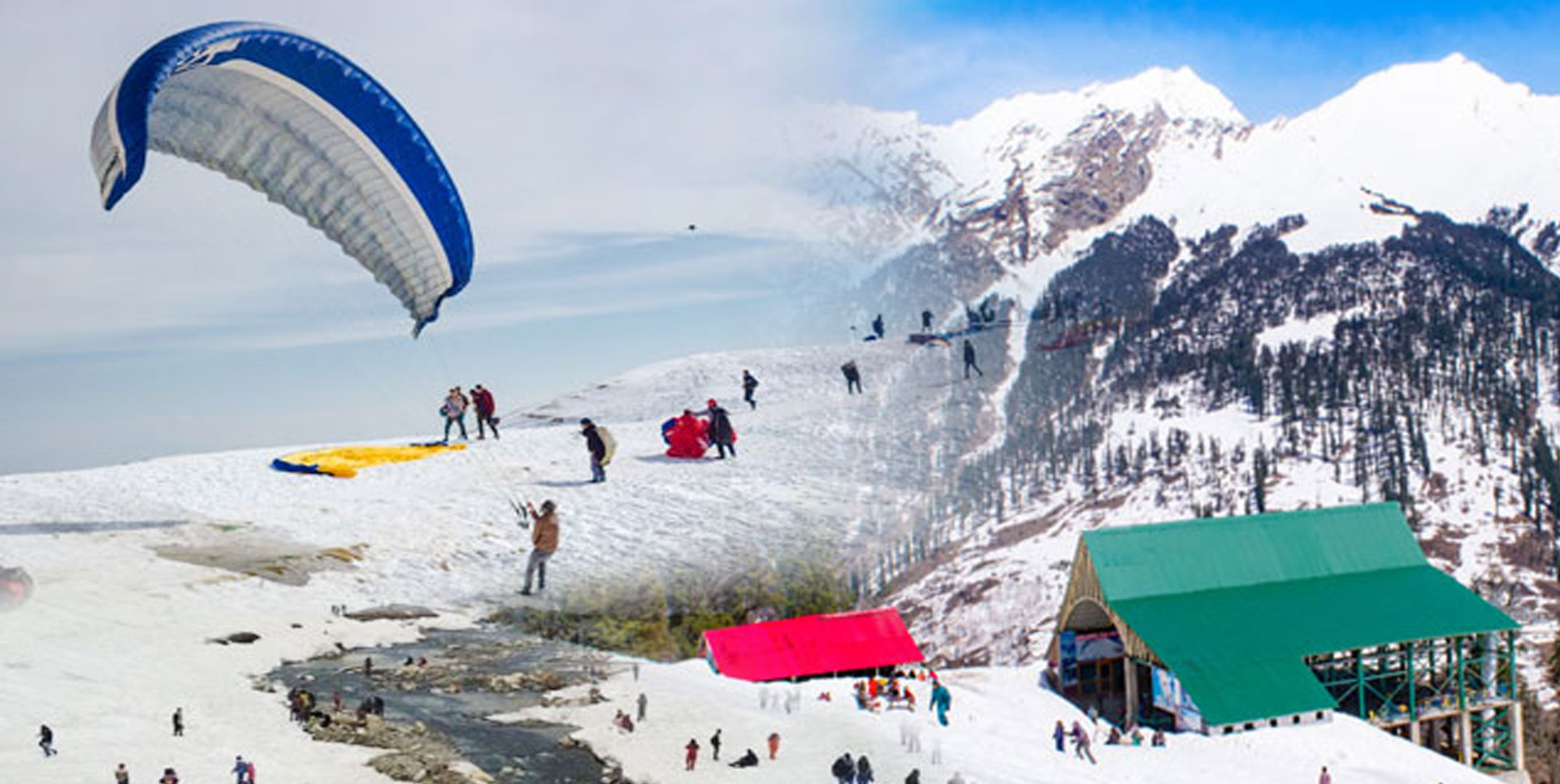 Beautiful landscape of Chopta